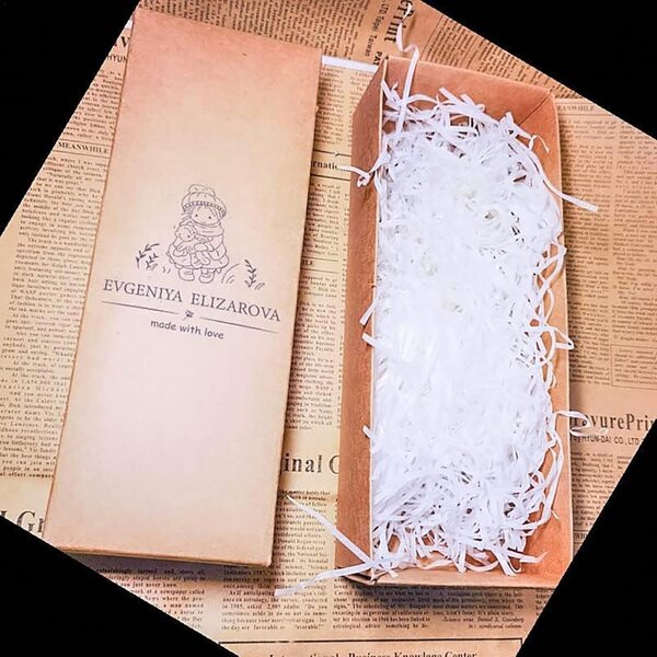 Handgefertigtes Waldorf-Kuscheltier aus Baumwolle zur Taufe für Mädchen – weich und bezaubernd