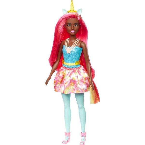 Barbie Dreamtopia Licorne-Puppen mit Regenbogenhaar und Fantasy-Accessoires