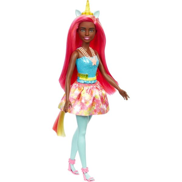 Barbie Dreamtopia Licorne-Puppen mit Regenbogenhaar und Fantasy-Accessoires