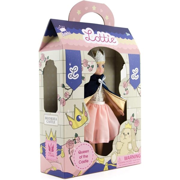 Lottie Queen of The Castle: koninginnenpop met kroon en prinsessenjurk