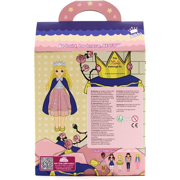 Lottie Queen of The Castle: koninginnenpop met kroon en prinsessenjurk