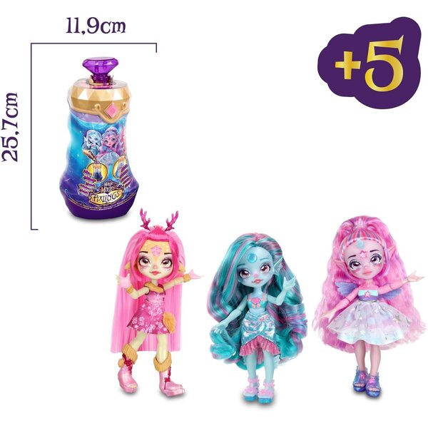 Magic Mixies Pixlings - Crea la tua pozione magica e scopri la bambola unicorno o cervo