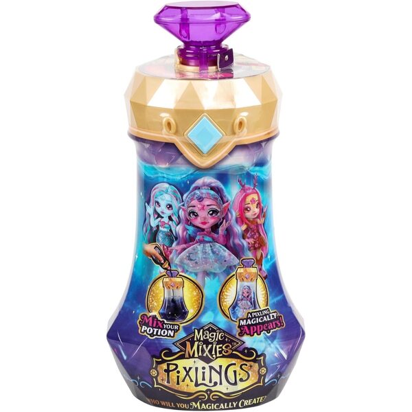 Magic Mixies Pixlings - Crea la tua pozione magica e scopri la bambola unicorno o cervo
