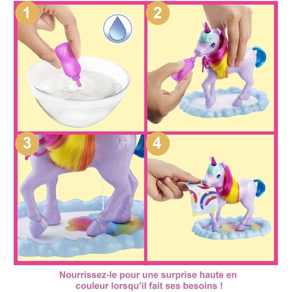 Barbie Dreamtopia Cofanetto Principessa con Licorne e Accessori Magici per Bambini 3+