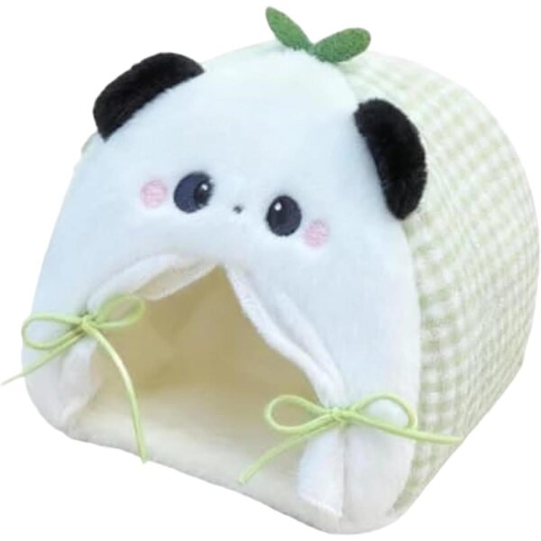 Lettino per bambole in peluche con design animale, morbido e ideale per giochi creativi