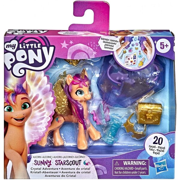 My Little Pony Sunny Starscout Alihorn 7,5 cm mit Überraschungen und Freundesarmband