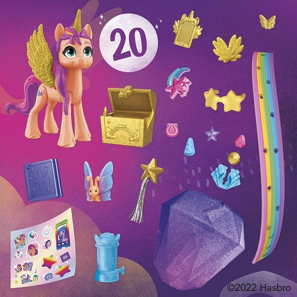My Little Pony Sunny Starscout Alihorn 7,5 cm mit Überraschungen und Freundesarmband
