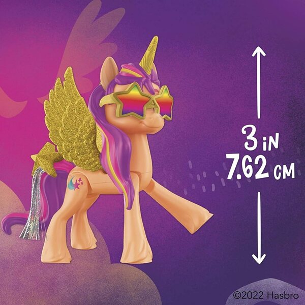 My Little Pony Sunny Starscout Alihorn 7,5 cm mit Überraschungen und Freundesarmband