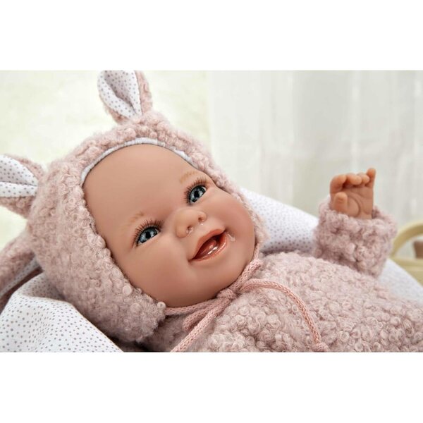 Elegance Arias Baby 35 cm Puppe mit Zubehör und passender Decke