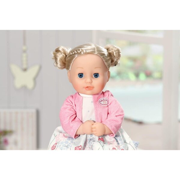 Baby Annabell Little Sophia – 36 cm große weiche Puppe mit langen Haaren und schließbaren Augen