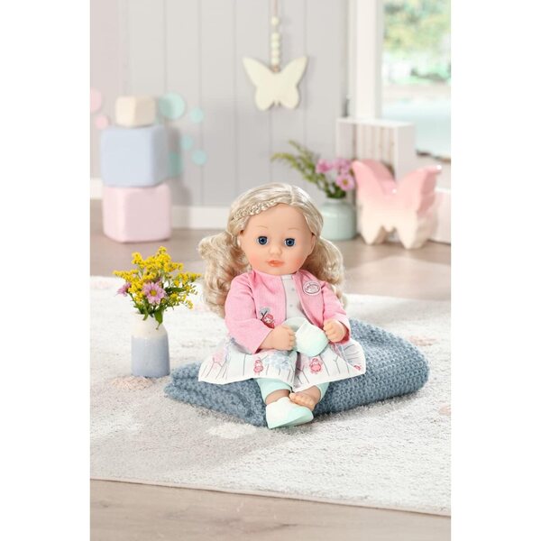 Baby Annabell Little Sophia – 36 cm große weiche Puppe mit langen Haaren und schließbaren Augen