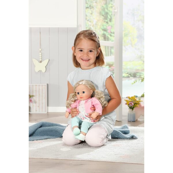 Baby Annabell Little Sophia – 36 cm große weiche Puppe mit langen Haaren und schließbaren Augen