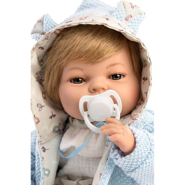Muñecas Berbesa Baby Raul bambola neonato vinile 42 cm con fasciatoio