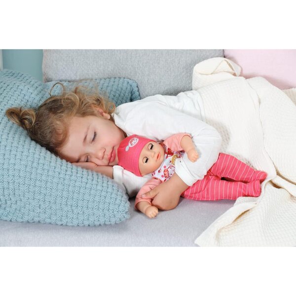 Baby Annabell My First 30 cm – Kuschelpuppe mit Strampler, Mütze und Flasche, für Kinder ab 1 Jahr