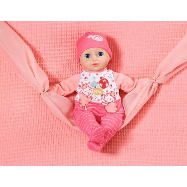 Baby Annabell My First 30 cm – Kuschelpuppe mit Strampler, Mütze und Flasche, für Kinder ab 1 Jahr