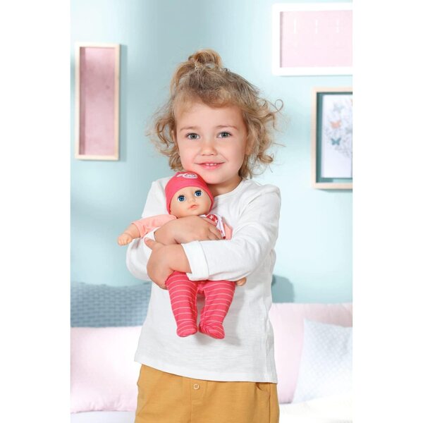 Baby Annabell My First 30 cm – Kuschelpuppe mit Strampler, Mütze und Flasche, für Kinder ab 1 Jahr