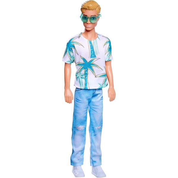 Pupazzo Steffi Love Kevin 30 cm con Jeans, Top Palmier e Occhiali da Sole, 3+ anni