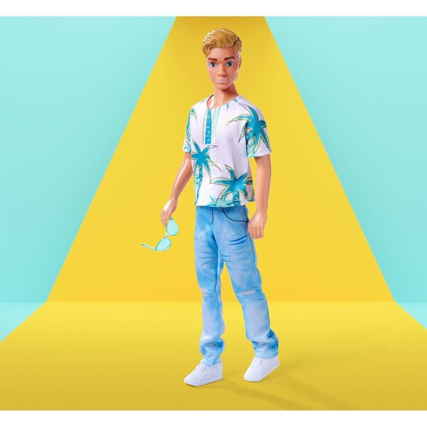 Pupazzo Steffi Love Kevin 30 cm con Jeans, Top Palmier e Occhiali da Sole, 3+ anni