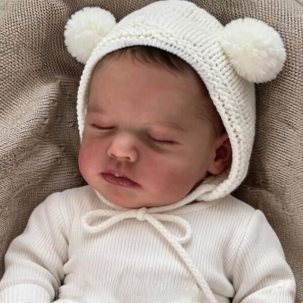 Ganzkörper-Silikon-Reborn-Babypuppe, 50 cm, realistisch, mit komplettem Zubehör