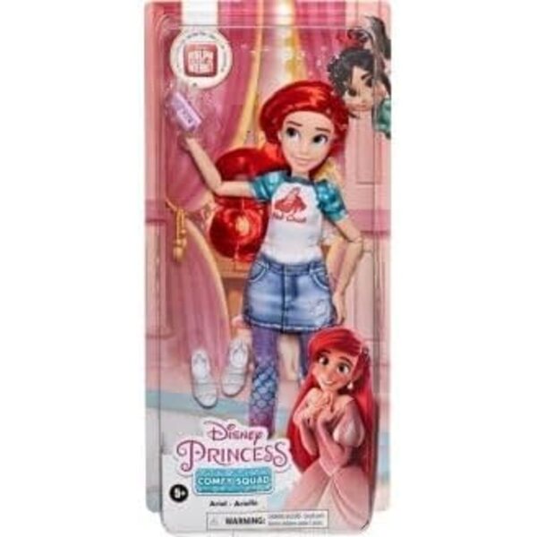Die kleine Meerjungfrau Ariel Puppe 30 cm mit Zubehör und modernem Kleid für Mädchen