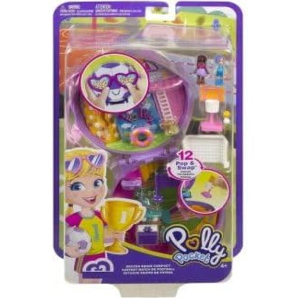 Cofanetto Sportif Polly Pocket avec 2 Figurines e 12 Accessori - Gioco Completo per Bambini