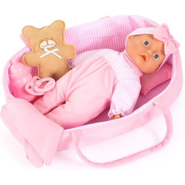 Bayer Design Babypuppen 28 cm mit weichem Körper und komplettem Zubehör