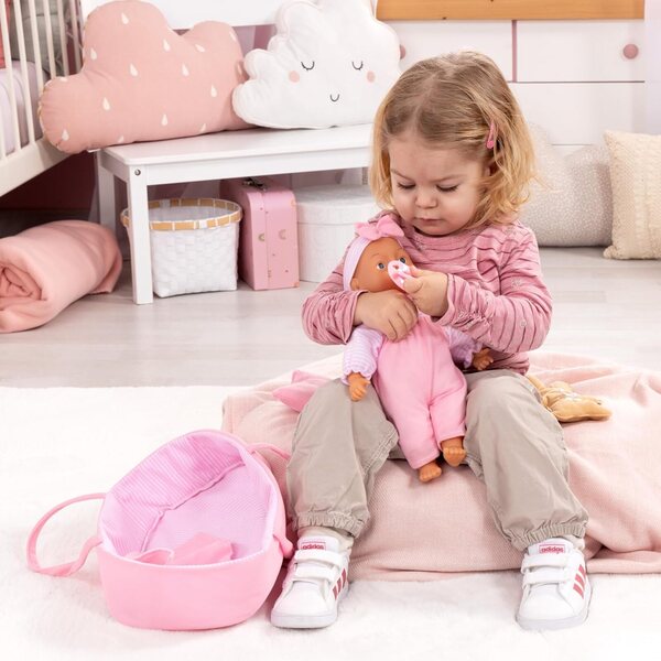 Bayer Design Babypuppen 28 cm mit weichem Körper und komplettem Zubehör