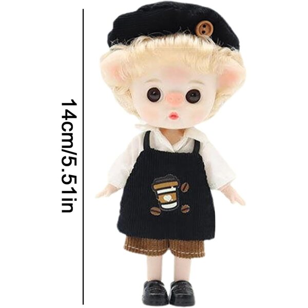 Gelenkige Anime-BJD-Puppen aus PVC und TPR – Dekoration und kreatives Spielen