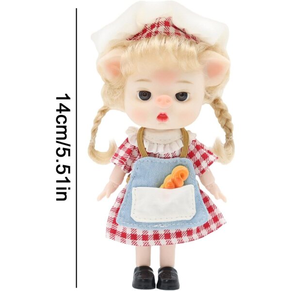 Gelenkige Mignonnes-Anime-BJD-Puppen – kreatives und dekoratives Spielzeug für Mädchen und Erwachsene