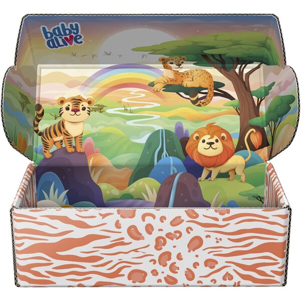 Baby Alive Rainbow Felines: Löwenpuppe, die trinkt und pinkelt, mit Zubehör, ab 3 Jahren