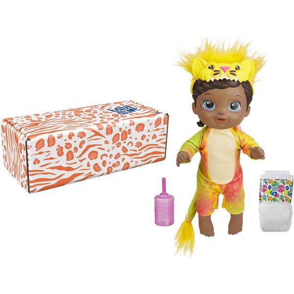 Baby Alive Rainbow Felines: Löwenpuppe, die trinkt und pinkelt, mit Zubehör, ab 3 Jahren