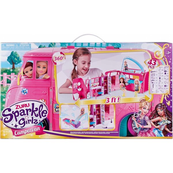 ZURU Sparkle Girlz Camper Van Retro – Kreatives und lustiges Spiel für Kinder