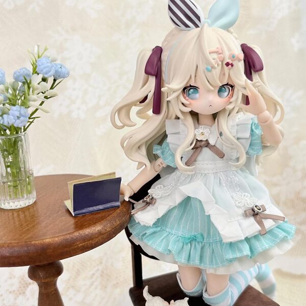 Sugar Girls-Serie 1/8: Komplettset 6 BJD-Figuren + Hidden Collector's Edition