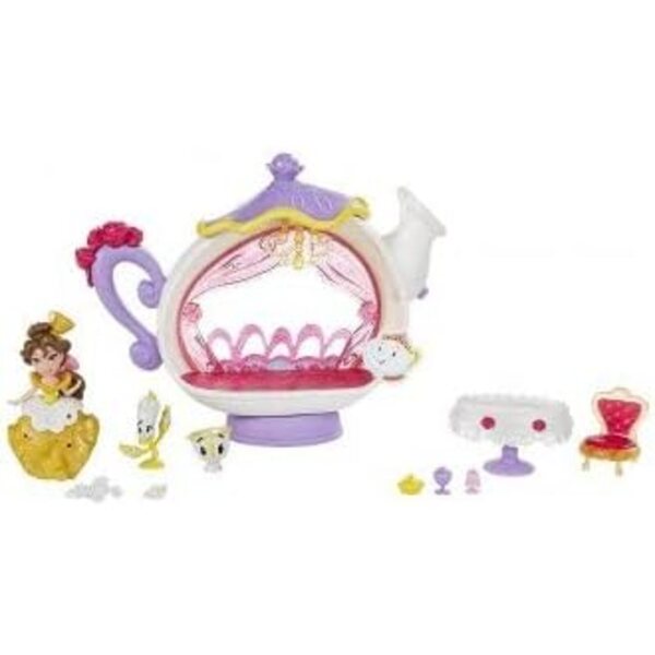Belle's Enchanted Tea Room Box mit Minipuppe und Disney-Zubehör