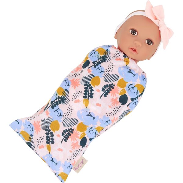 LullaBaby Bambole gemelle realistiche da 36 cm con sacchi nanna stellati e floreali - dai 2 anni in su