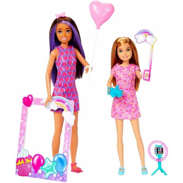 Barbie Celebration-Set: 2 Skipper- und Stacie-Puppen für kreative und lustige Spiele