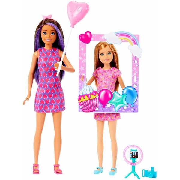 Barbie Celebration-Set: 2 Skipper- und Stacie-Puppen für kreative und lustige Spiele