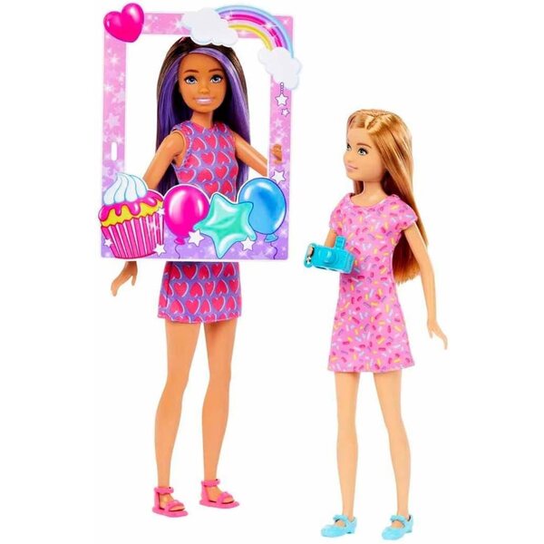 Barbie Celebration-Set: 2 Skipper- und Stacie-Puppen für kreative und lustige Spiele