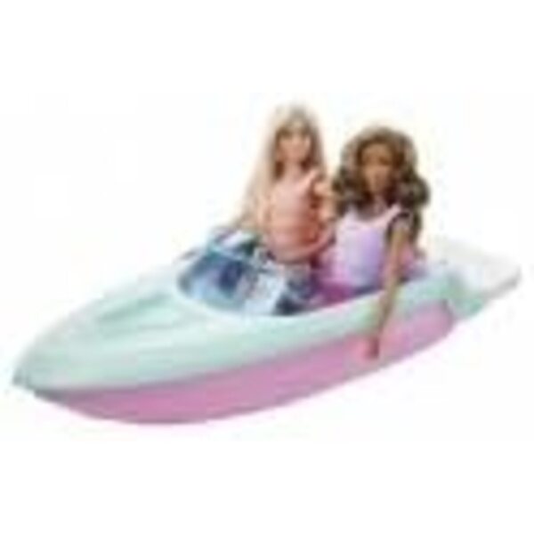 Barbie-Puppen und Fahrzeuge: Cabriolet und Motorboot für einzigartige Abenteuer
