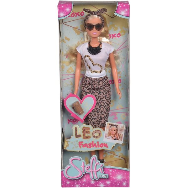 Steffi Love Modna panterka - Bambola 29 cm con outfit leopardato e accessori fashion
