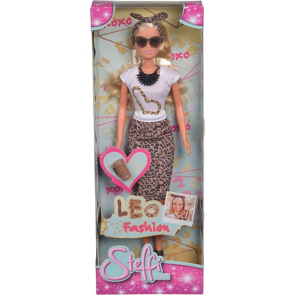 Steffi Love Modna panterka - Bambola 29 cm con outfit leopardato e accessori fashion
