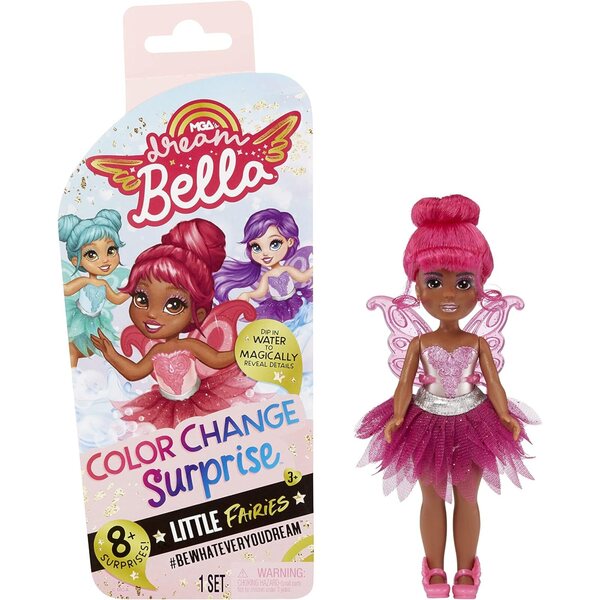 Dream Bella Jaylen 14 cm – Kleine magische Fee mit Farbwechsel und Zubehör