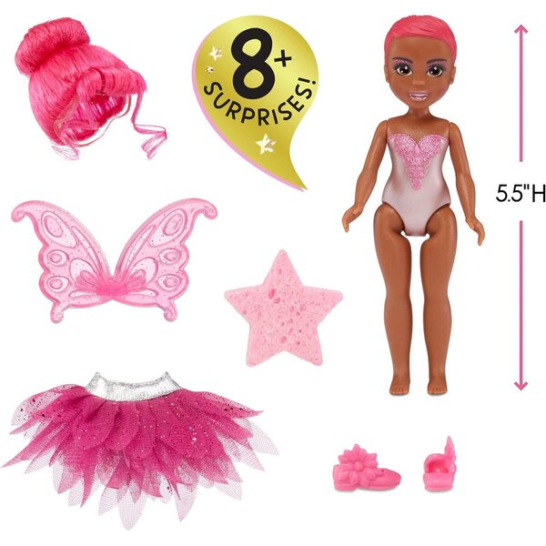 Dream Bella Jaylen 14 cm – Kleine magische Fee mit Farbwechsel und Zubehör
