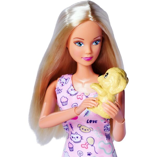 Steffi Love Cute Pet - Κούκλα με Ζώο και Αξεσουάρ, 29 cm, από 3 ετών