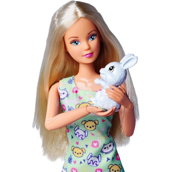 Steffi Love Cute Pet - Κούκλα με Ζώο και Αξεσουάρ, 29 cm, από 3 ετών