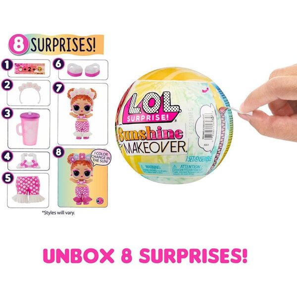 L.O.L. Überraschung! Sunshine Makeover: 9 neue Puppen in der Frühjahrsausgabe 2023