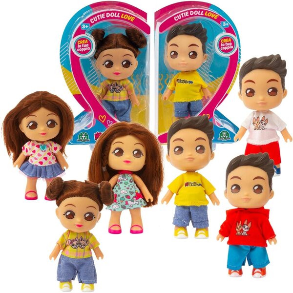 Giochi Preziosi Me Contro Te Cutie Doll Love – Sofì- und Luì-Puppen in herzförmiger Box