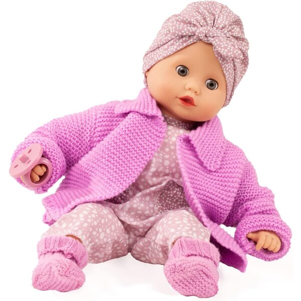 Götz Muffin Soft Mood Neugeborenenpuppe, 33 cm, weicher Körper, blaue Augen geschlossen, 7-teiliges Set