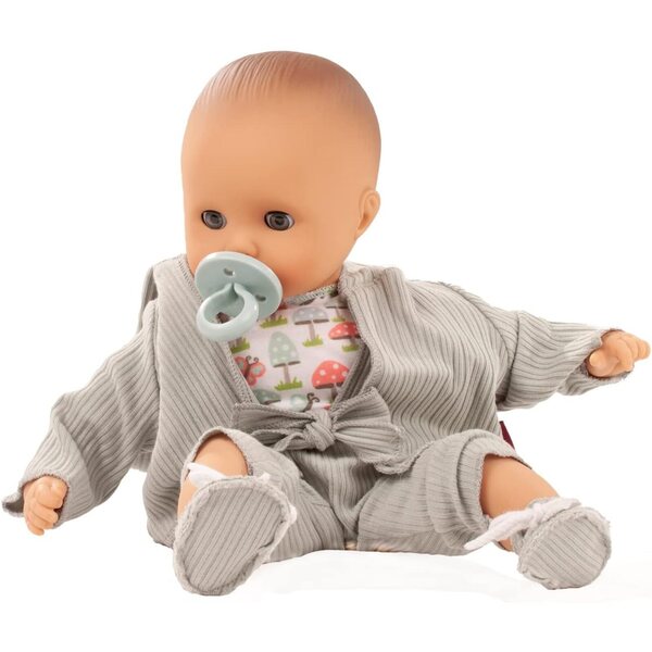 Götz Muffin Lucky Guy Babypuppe 33 cm mit schlafenden blauen Augen und weichem Körper