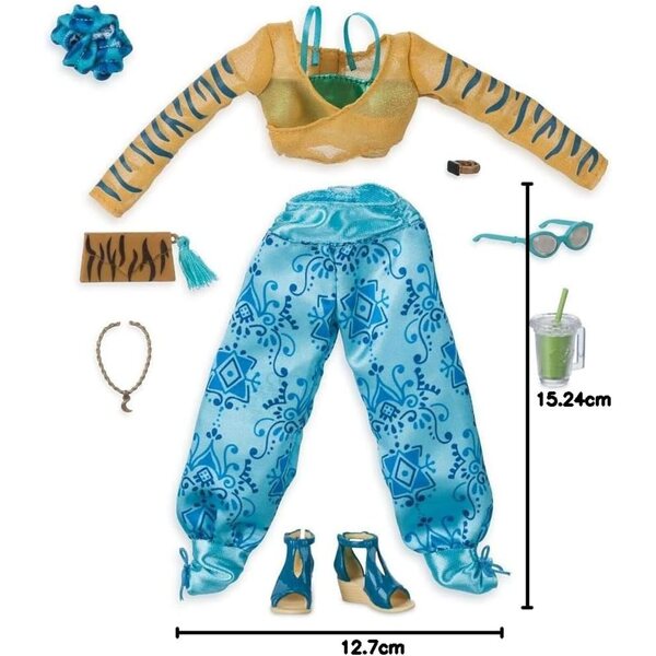 Disney Fashion Pack Jasmine Aladdin ILY 4EVER – 10-teiliges Outfit für Puppen